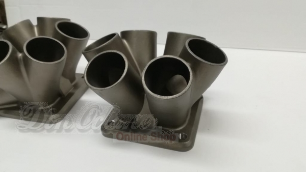 Twin Scroll Edelstahlsammler für Turbokrümmer 42mm